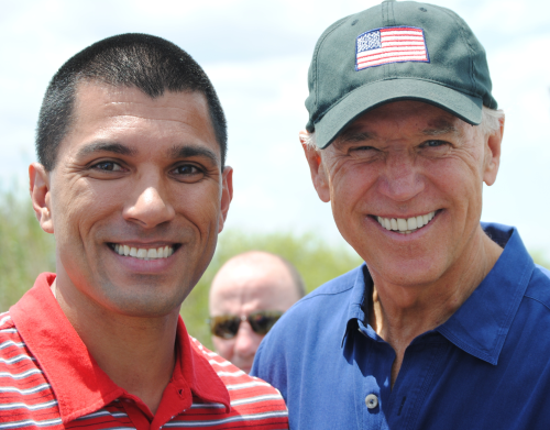 CHALMETTE HIGH SCHOOL GRADUATE MEETS VP BIDEN DURING EVERGLADES VISIT